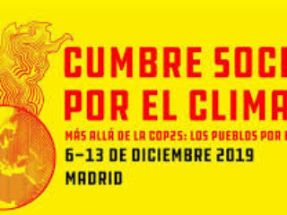 Llamamiento a participar en la Cumbre Social por el Clima de la COP 25 en Madrid