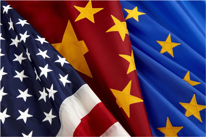 Europa, Estados Unidos y China