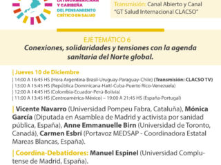 1º Conferencia Latinoamericana y Caribeña del Pensamiento crítico en salud. Conexiones, solidaridades y tensiones con la agenda sanitaria del Norte global.