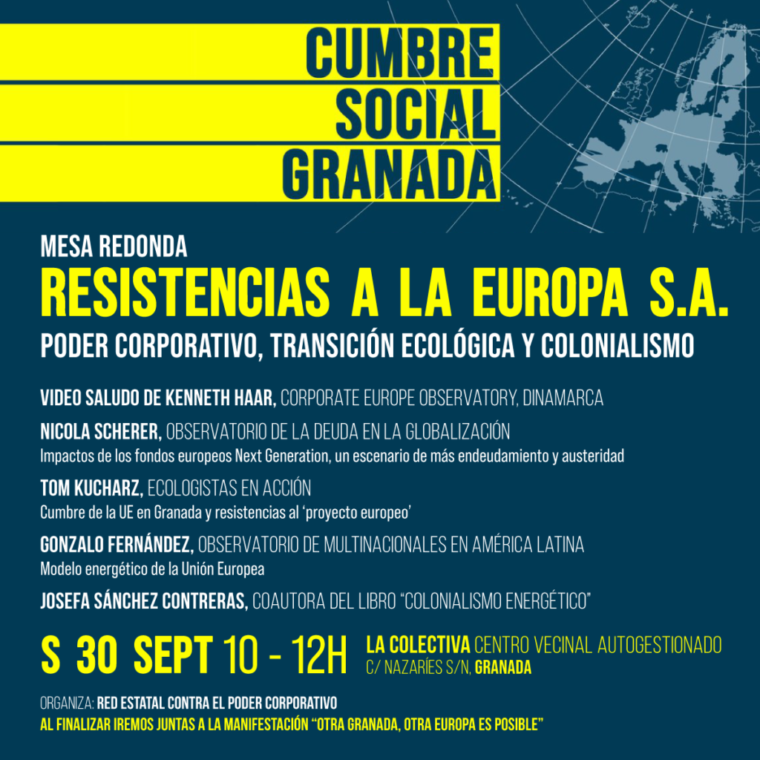 Cartel - Cumbre Social Granada - Resistencias a la Europa S.A. (3)